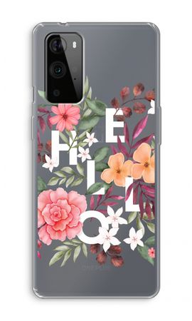 Hello in flowers