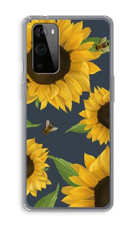 Sunflower and bees