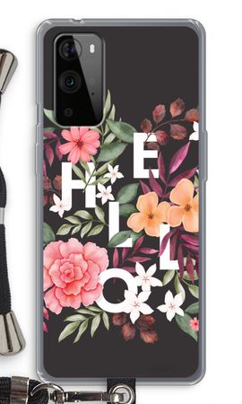 Hello in flowers