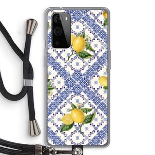 Blue tiles and lemons