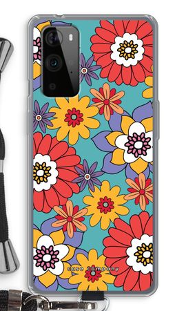 Retro Flowers - Blue