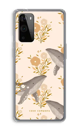 Floral Whales, Capa macia OnePlus 9 Pro