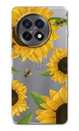 Sunflower and bees