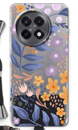 Flowers with blue leaves