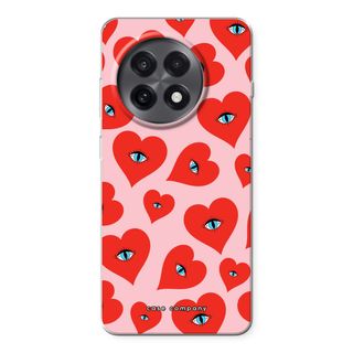 Red heart eyes