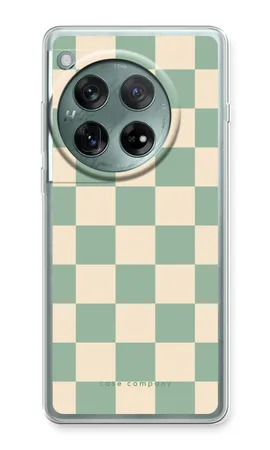 Checkered Mint, Miękkie etui OnePlus 12