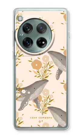 Floral Whales, OnePlus 12 pehme ümbris