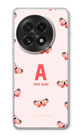 Rosy Butterflies Monogram