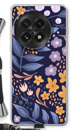 Flowers with blue leaves