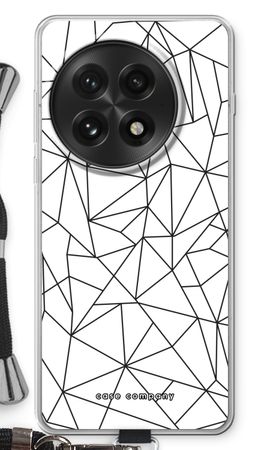 Geometriska linjer zvart