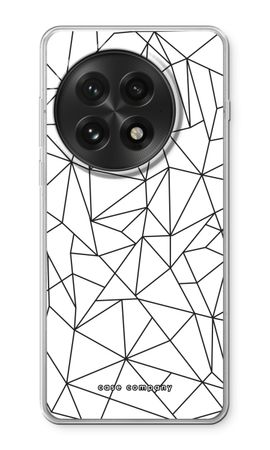 Geometrische lijnen zwart