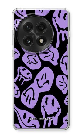 Smeltende Smiley - Paars