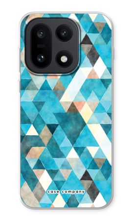 Coloured triangles blue