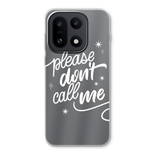 Don't call