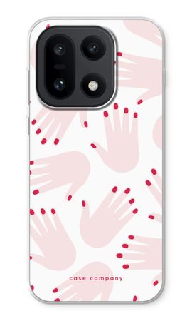 Hands pink