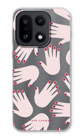 Hands pink