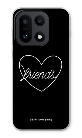 friends corazón negro