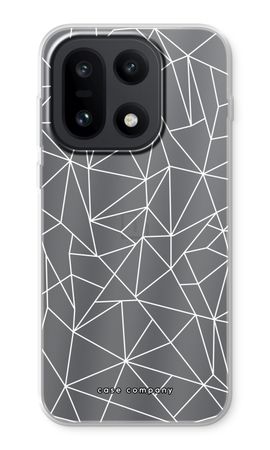 Geometric lines white