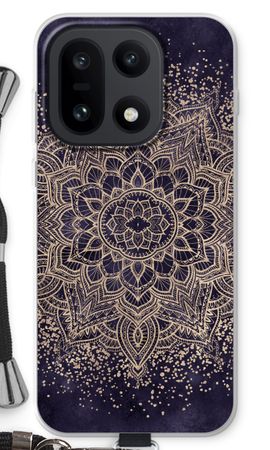 Goldenes Boho-Mandala