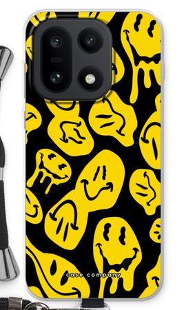 Schmelzendes Smiley-Gesicht - Gelb