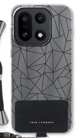 Schwarze geometrische Linien