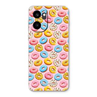 Rosafarbene Donuts