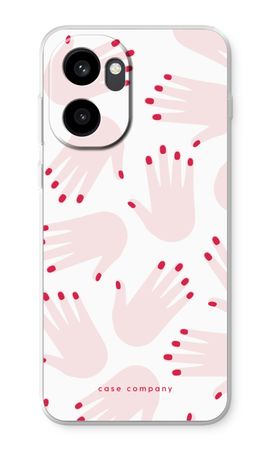 Hands pink