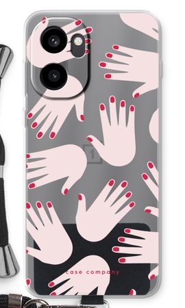 Hands pink