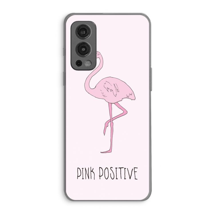 OnePlus Nord 2 5G funda, Pink positive, Funda blanda