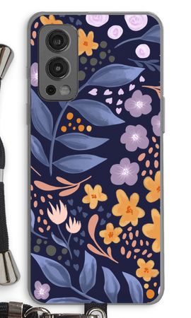 Flowers with blue leaves