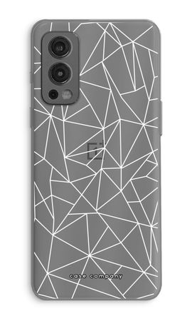 Geometric lines white