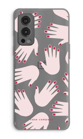 Hands pink