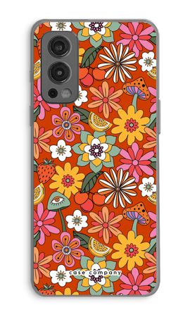 Retro Flowers - Red