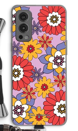 Retro Flowers - Purple