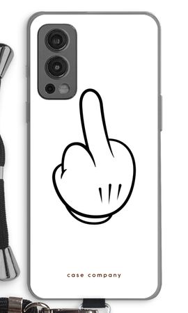 Middle finger white
