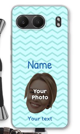 Personalisiertes Gesicht - Streifendesign