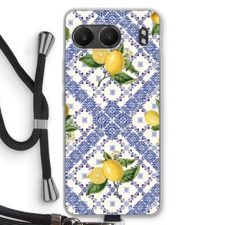 Blue tiles and lemons