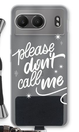 Don't call