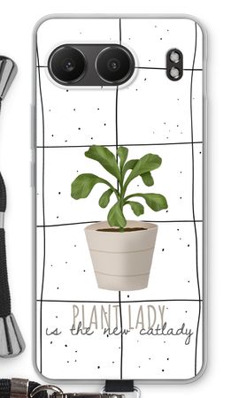 Houseplant on windowpane