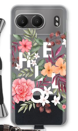Hello in flowers