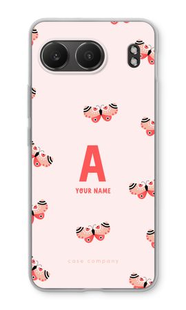 Rosy Butterflies Monogram