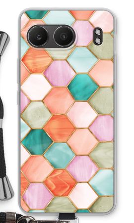 Hexagons in stained glass