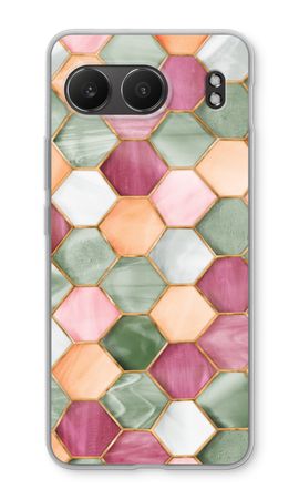 Hexagons in stained glass