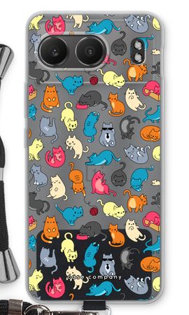 Colourful cats