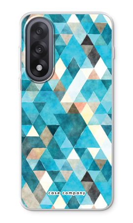 Coloured triangles blue