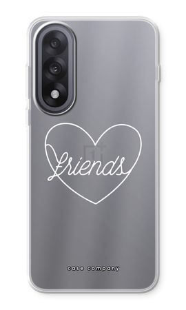 Friends heart pastel