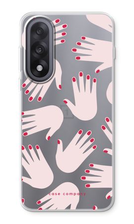 Hands pink