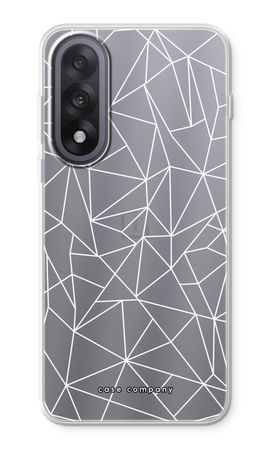 Geometric lines white