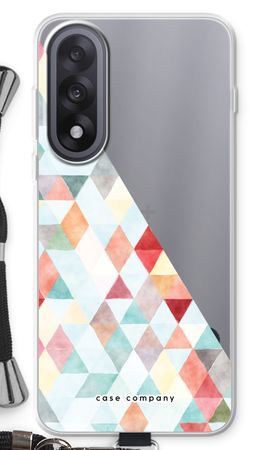 Coloured triangles pastel