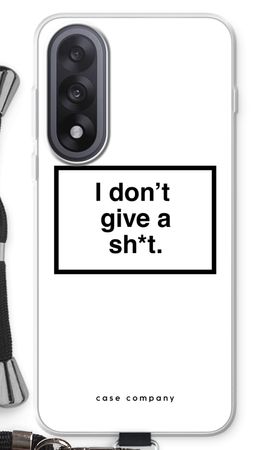 Don't give a shit